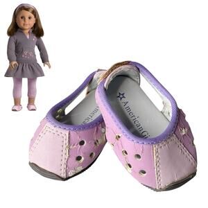 Vintage American Girl Licorice Play Outfit DOLL SHOES Pink Lavender Purple Fair